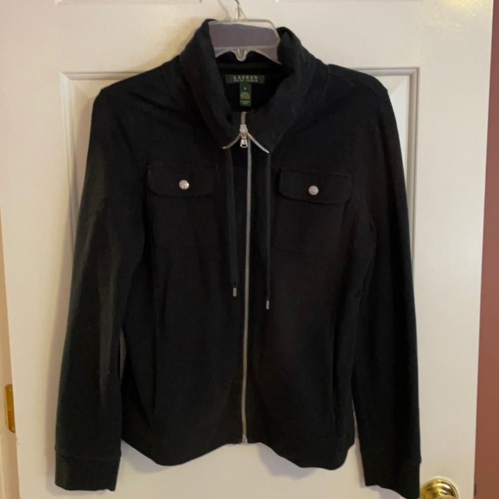 Lauren by Ralph Lauren zip up sweatshirt/lightweight jacket